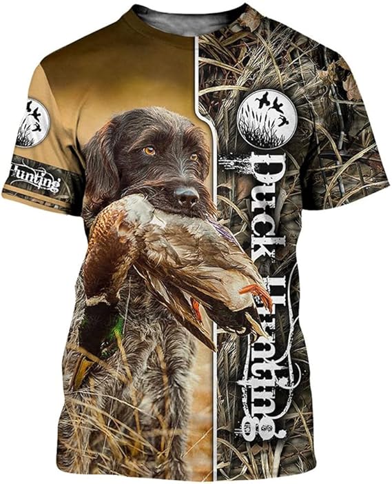 Men T Shirt 3D Duck Hunting Printed Harajuku Short Sleeve Shirts Unisex TShirt