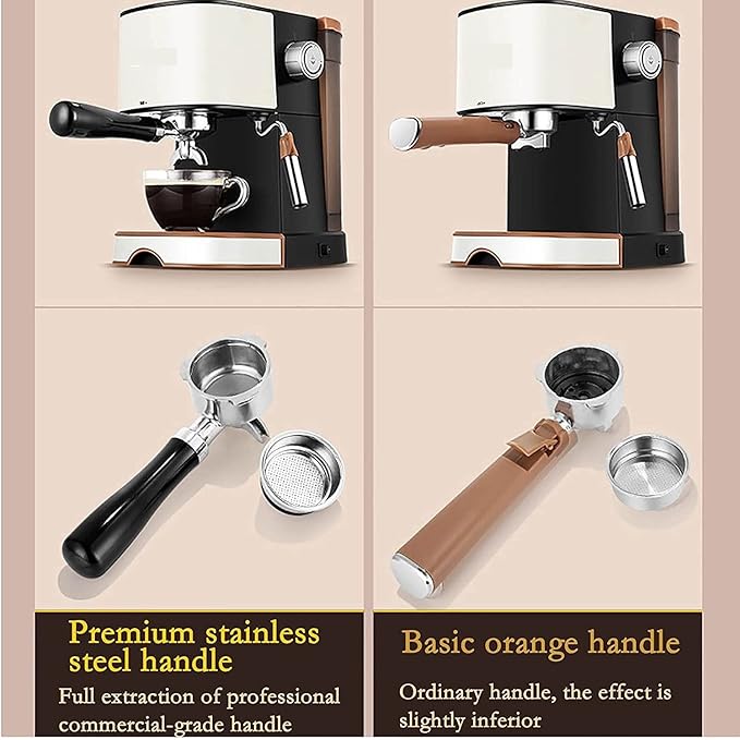 Cafetera Semi Automática con Espumador de Leche, 20 Bares, Tanque 1L miniatura 3