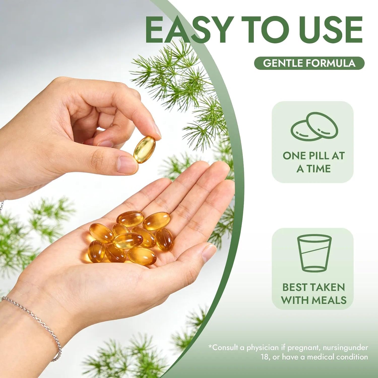 Oregano+ Softgels with Oregano Oil & Black Seed Oil - Helps Maintain Gut Balance, Easy-to-Swallow Softgels - 60 Count(1pc)