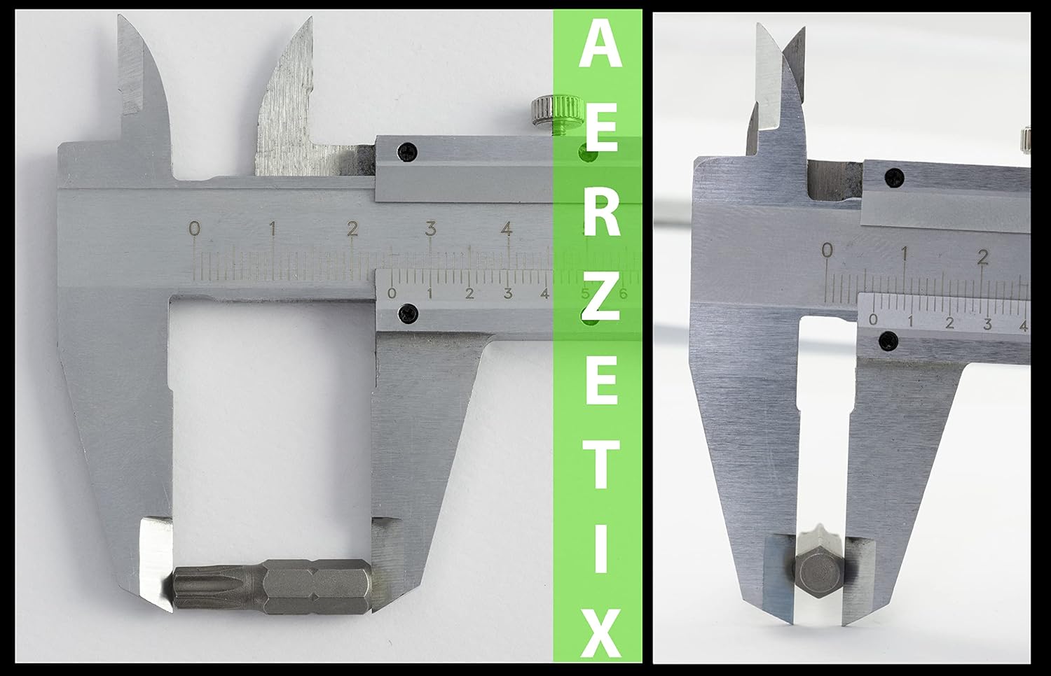 AERZETIX - C62125 - Set of 5 1/4'' Star T20 6 Sides Screw Bits - Length 25 mm - Ratchet Wrench Wrench Socket Screwdriver Mechanical Hardware - S2 Steel