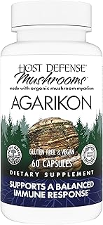 Agarikon Capsules - Immune System Support Supplement - Mushroom Supplement to Aid Immune Functions & Cell Strength - Herbal Dietary Supplement - 60 Capsules (60 Servings)*