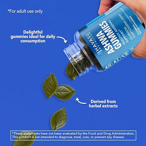 Miniatura 7 de Ashwagandha - Suplemento de gomitas diseñadas para calmar y relajarse 60 deliciosas gomitas veganas para aliviar el estrés