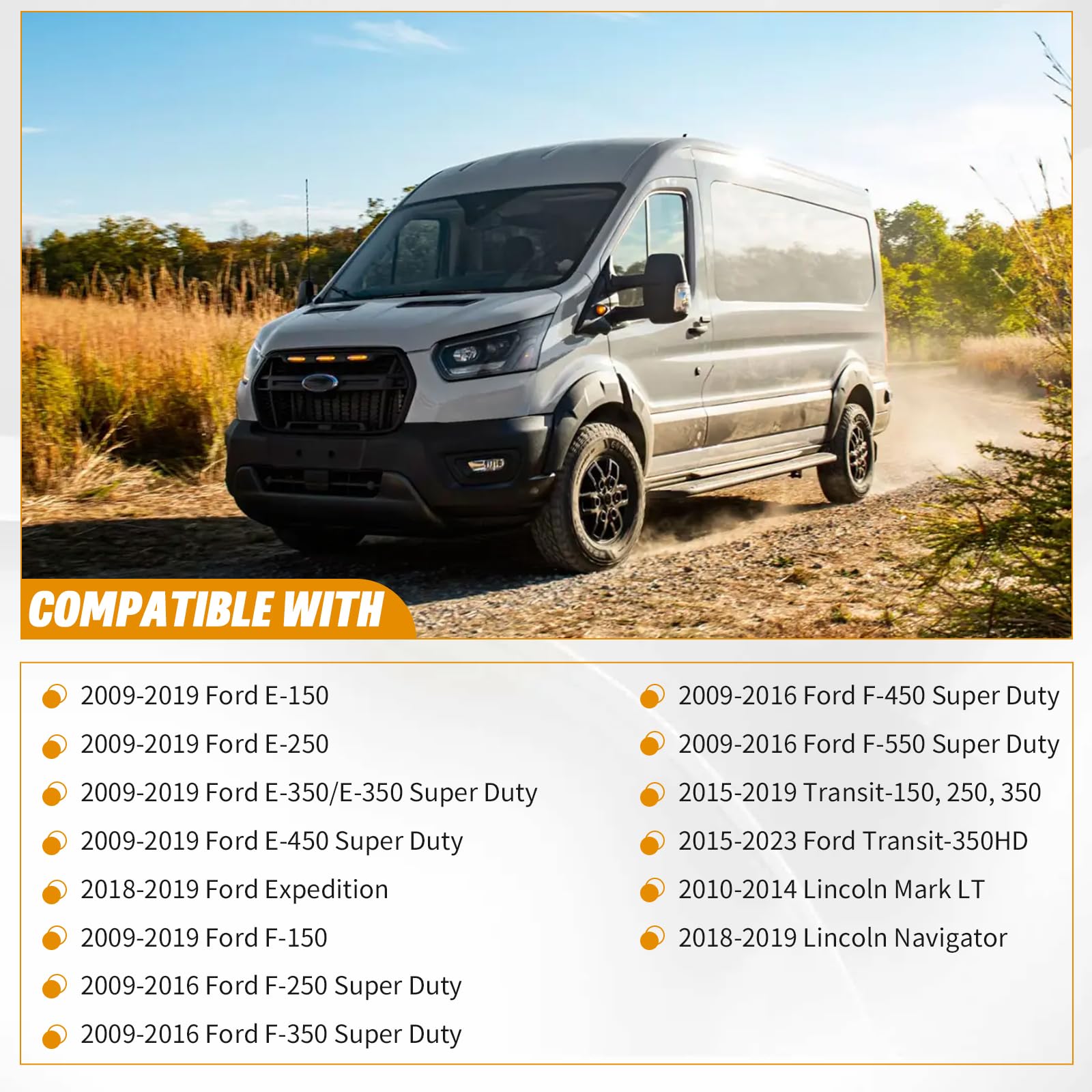 Queencar Trailer Brake Harness Towing 4/7 Plug Connector Compatible with 2009-2024 Ford F150/F250/F350 Transit-150/250/350 9U5Z-14489-MAA