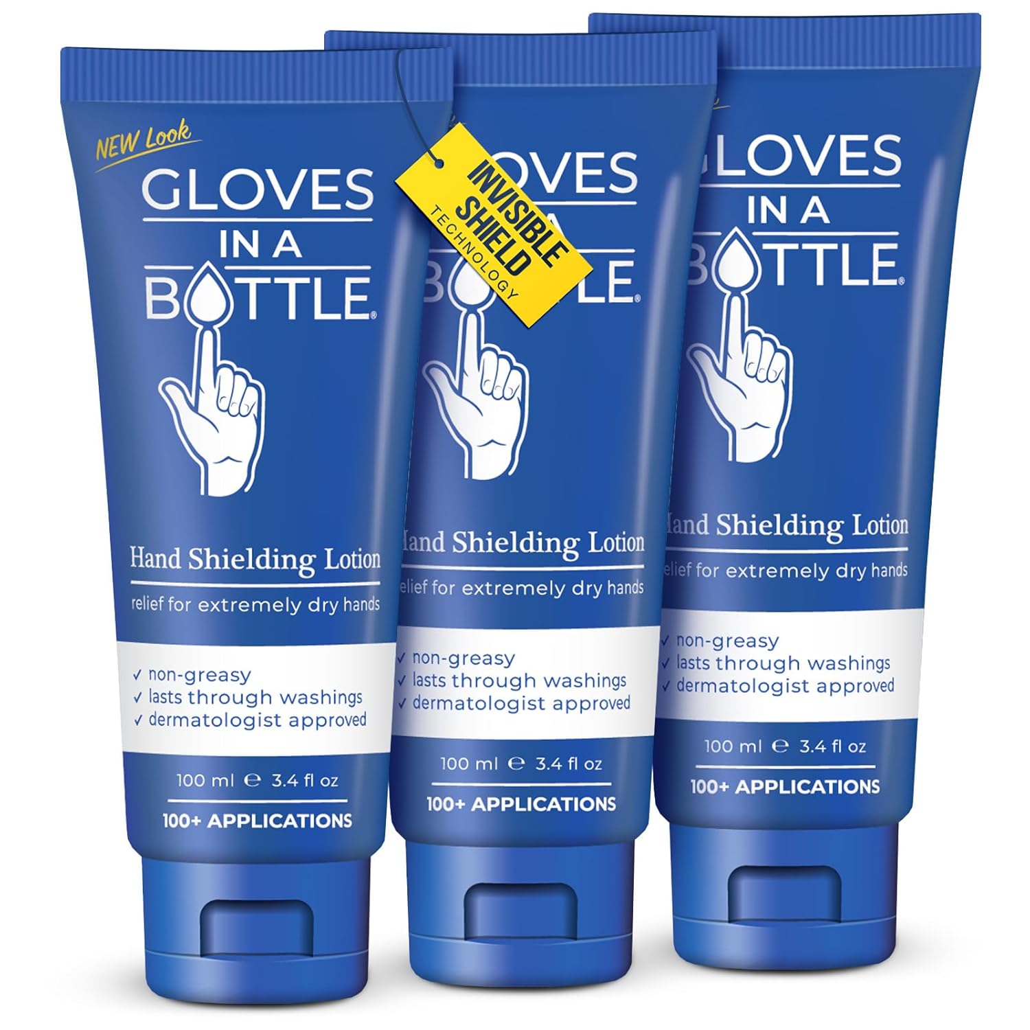 Gloves In A Bottle Shielding Lotion (3 Pack 3.4oz Tube
