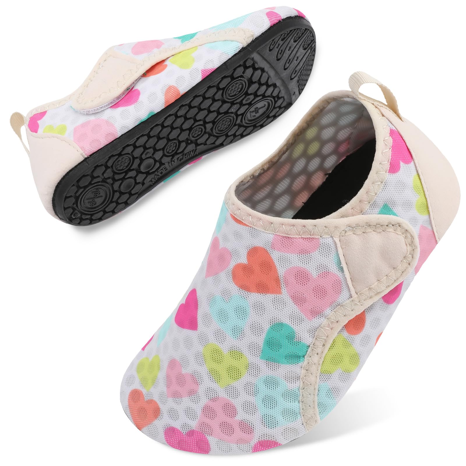 Besroad Kids Water Shoes Girls Boys Quick Dry Aqua Socks Barefoot Non Slip Beach Swim Surf Shoes