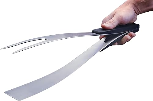 Miniatura 7 de Proud Grill Connect it - Juego de herramientas magnéticas para barbacoa, 2 herramientas para barbacoa, 4 usos, elegante diseño de acero inoxidable,