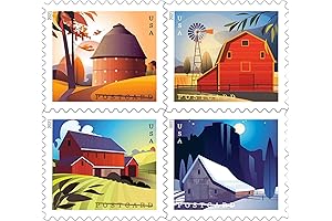 Barn POSTCARD Forever Postage Stamps: Wedding, Celebration