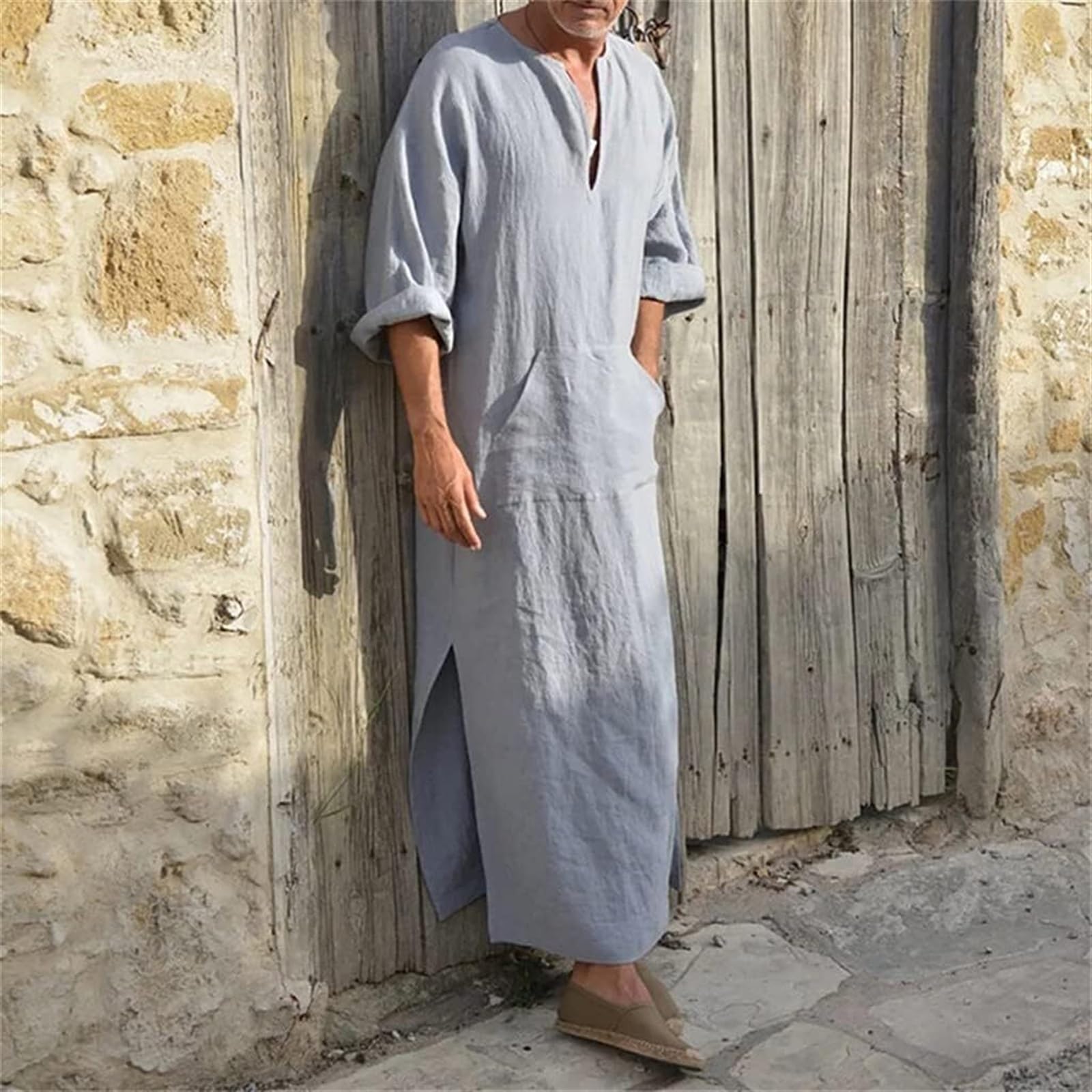 Accogliente accappatoio, Accappatoi Da Uomo Pigiami Sottili Traspiranti In Stile Arabo Accappatoi Da Pigiama Accappatoi Per La Casa Accappatoio adulto