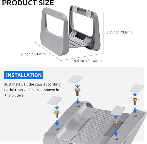 Miniatura 7 de Soporte vertical para computadora de escritorio, soporte de plástico para laptop con protección de silicona, compatible con todos los libros