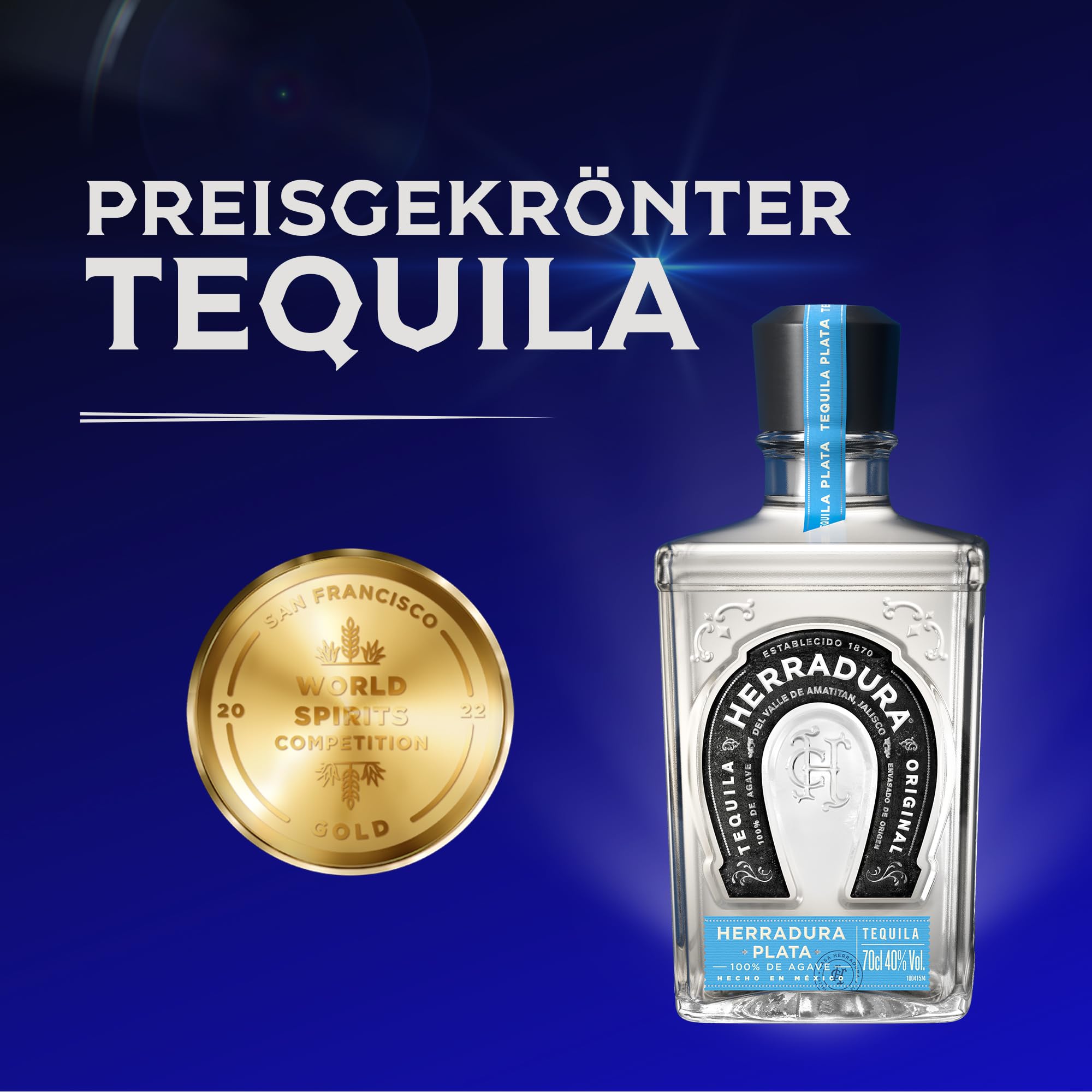 Tequila Herradura Plata 0.7L 40% Vol - Ultra Premium Tequila