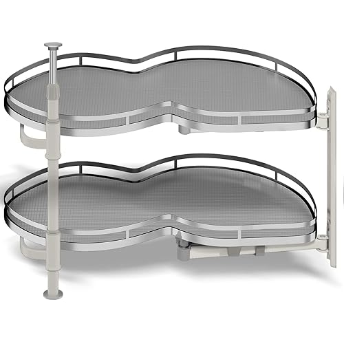 Blind Corner Cabinet Pull Out Organizer, Soft Close Swing Right