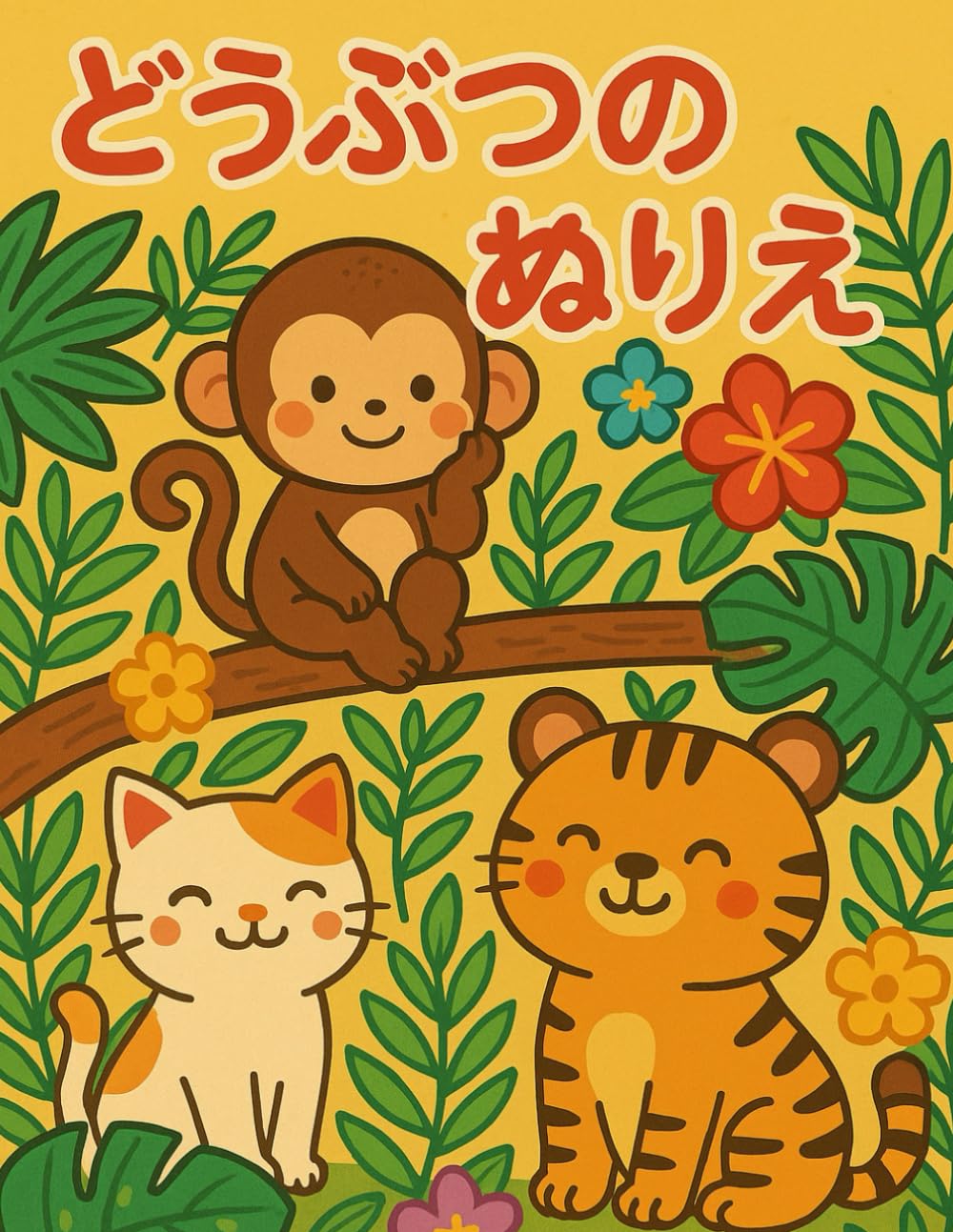 どうぶつの ぬりえ: たのしいどうぶつのせかいをぬってあそぼう