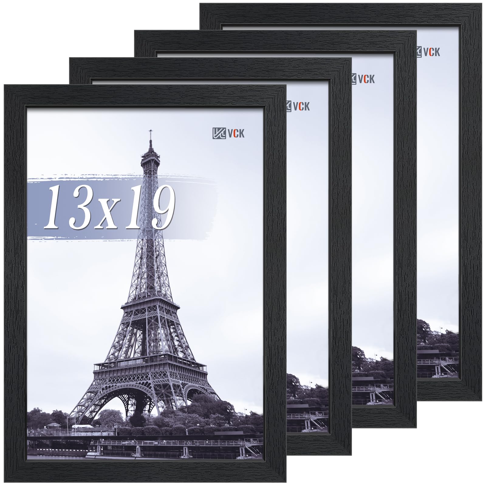 VCK 13x19 Picture Frame Black 4 Pack