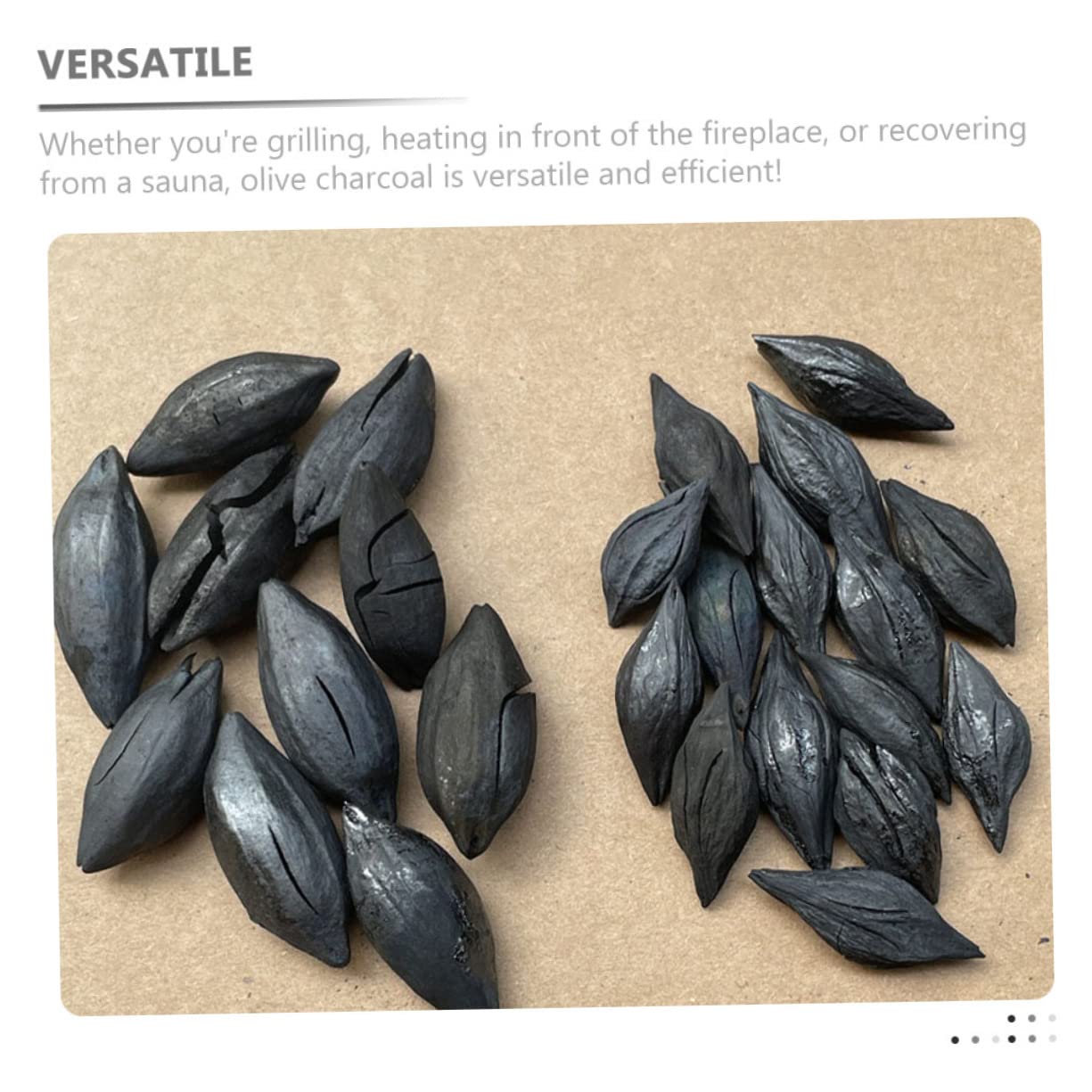 Carbone per Grigliate all Aperto 1 Sacchetto 500g, Nero | Carbone di Legno D'olivo, Uso Sauna e Diverse Condizioni Climatiche, Efficiente e Versatile