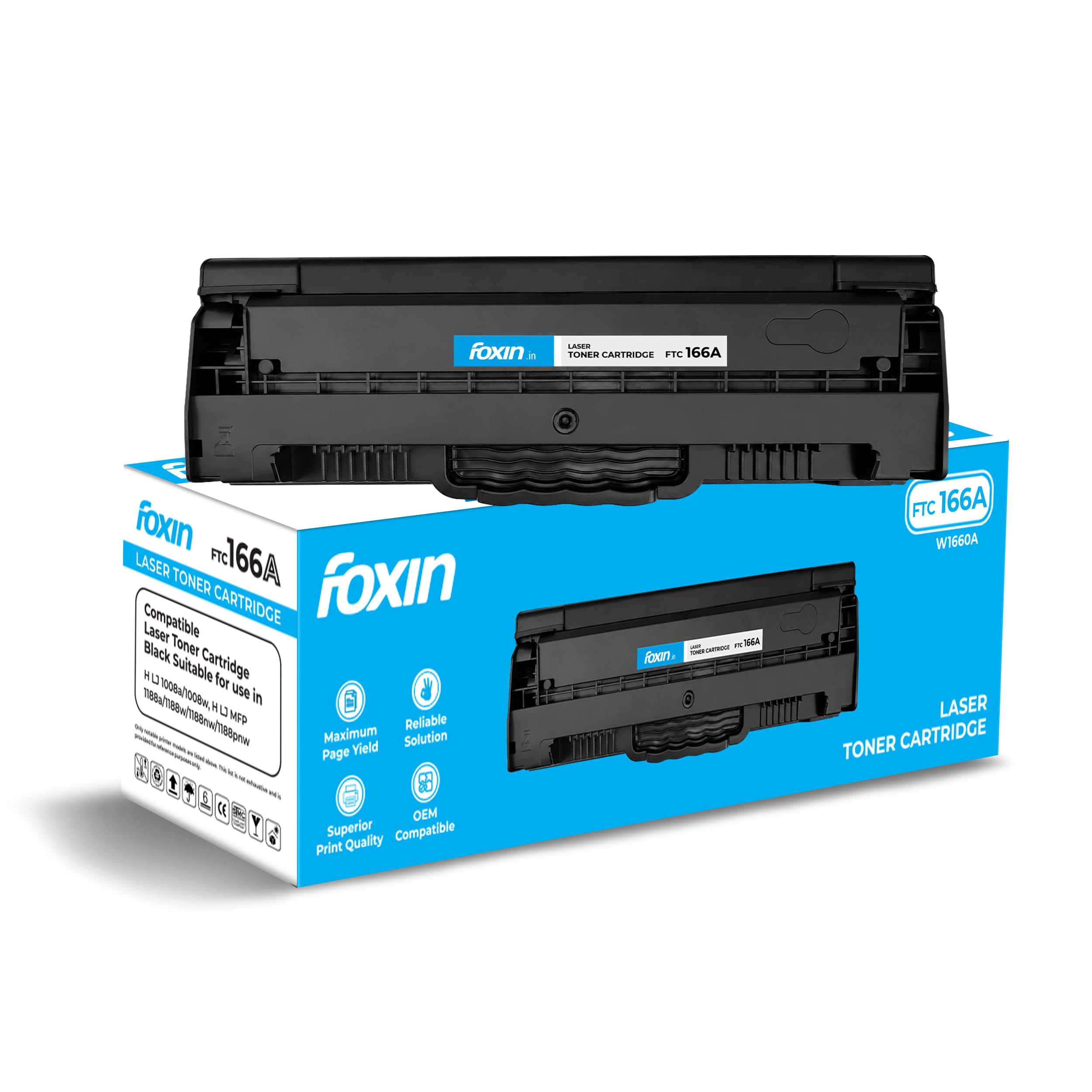 Foxin FTC 071 Toner Cartridge | Compatible with Canon LBP122dw, MF272dw, MF275dw, MF 120 & MF 270 Series | Monochrome Laser Printer Cartridge | High Page Yield - 1200 — Amazon image 13