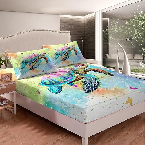 Miniatura 203 de Castle Fairy Juego de sábanas con temática de Halloween, tamaño Queen, juego de ropa de cama con estampado de animales de murciélagos negros