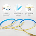 100FT COB LED Strip Lights,3000K DC 24V Dimmable Warm White Flexible LED Rope Lights for Bedroom,with Remote and App Control LED Lights Strip for Living Room, Shelf,Cabinet