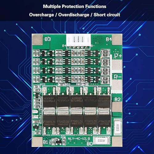 Miniatura 6 de tablero múltiple del módulo de la célula li-ion del tablero 3.7V del PWB de la batería de litio 4S 50A