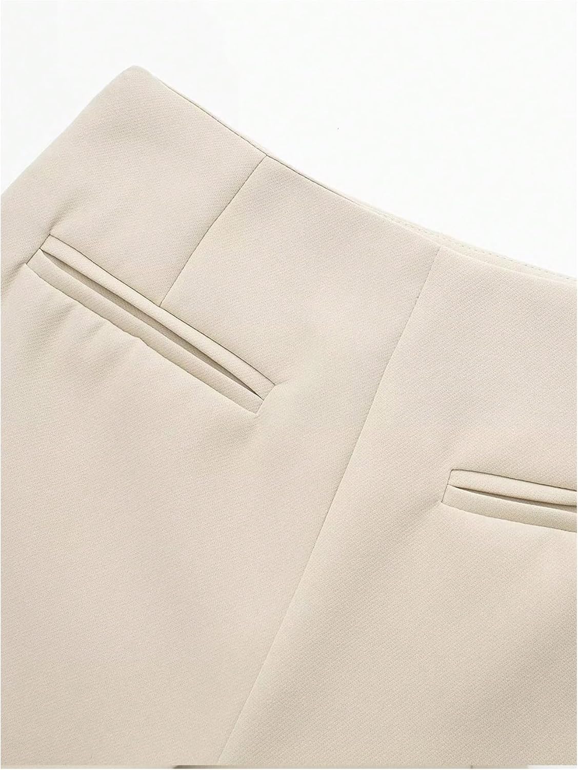 Floerns Women's Casual Mid Waist Skorts Wrap Front Business Casual Outfit Skirt Shorts - Image 4