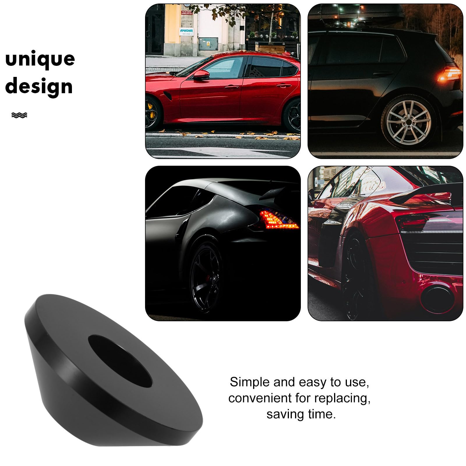 SEWACC Cambiador de Neumáticos Manual y Equilibradora de Ruedas Cono de Aluminio Negro Apertura de 4.4cm para Camiones
