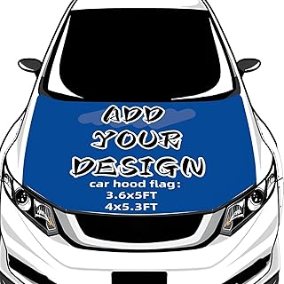 Custom Car Hood Cover Elastic Fabrics Can be Washed,Car Bonnet 4x5FT/120x150cm