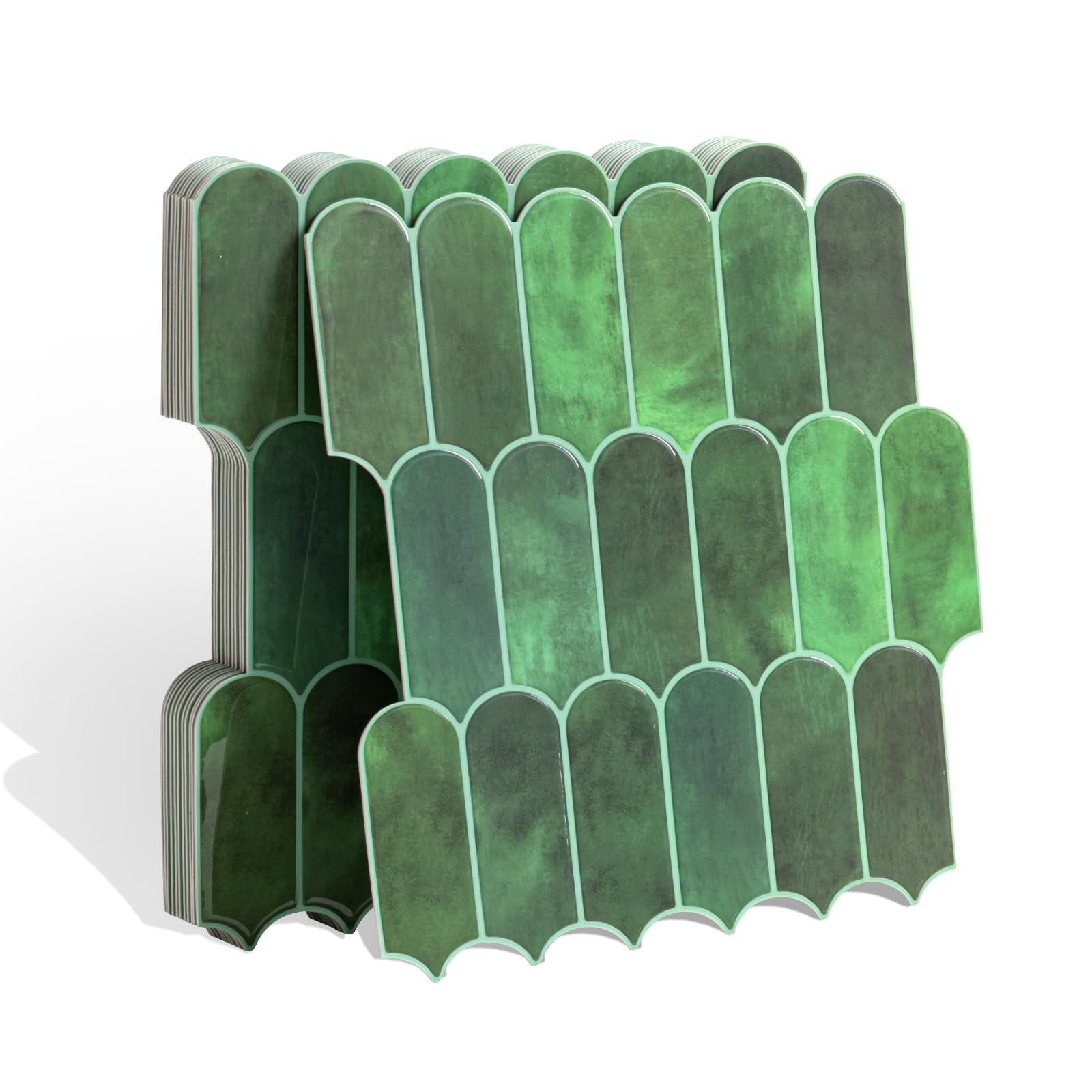 Carreaux muraux 3D à décoller et à coller lot de 10 panneaux en vinyle imitation marbre