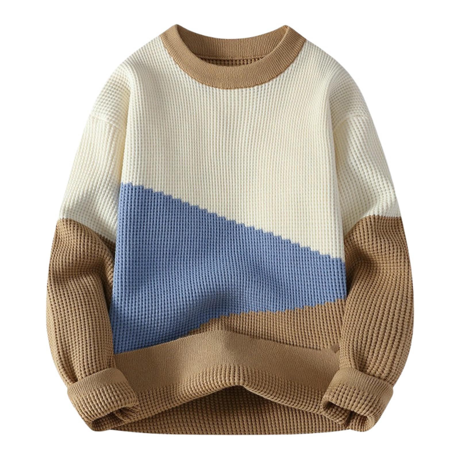 Maglione da uomo autunno inverno casual trendy maglia strato di base