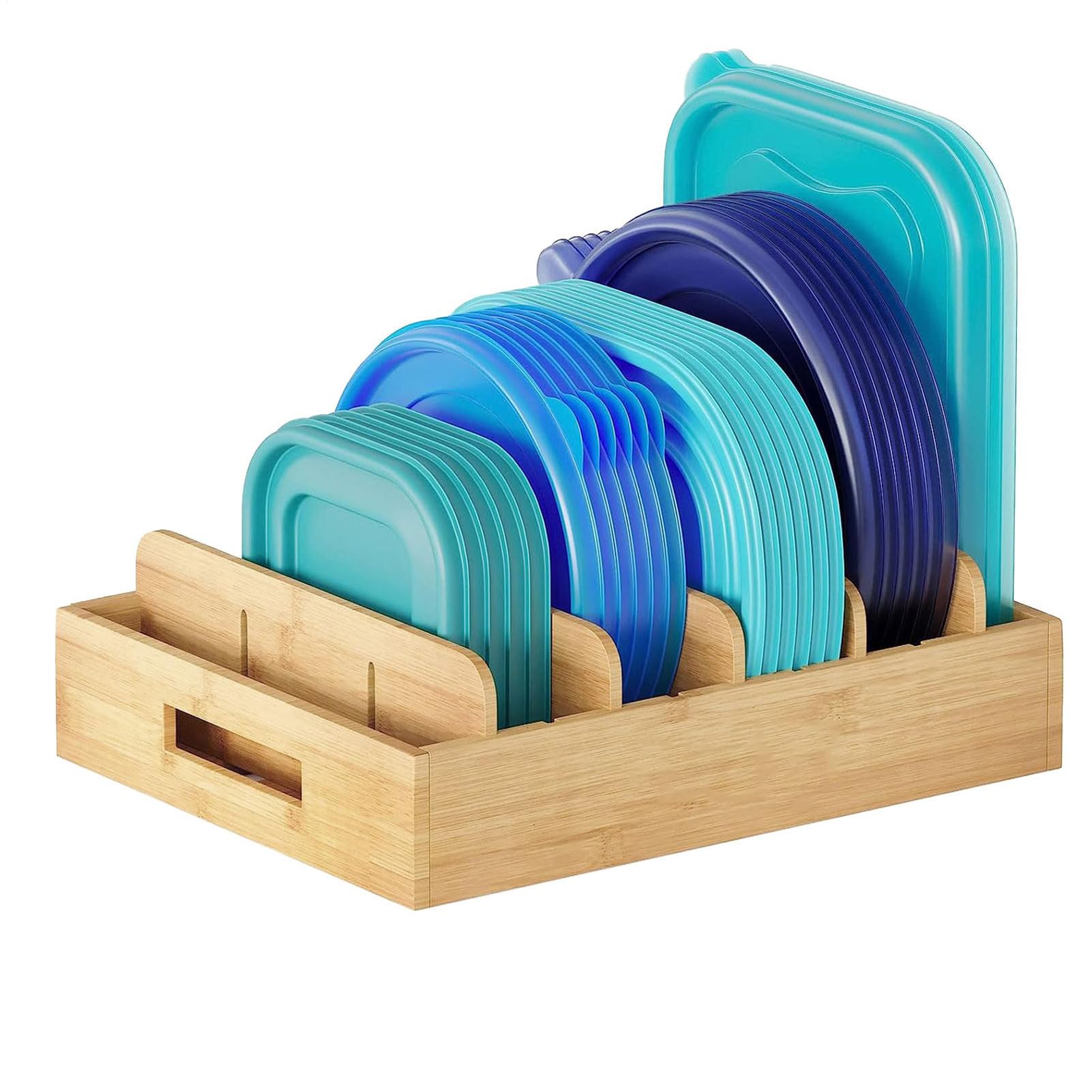 Boîte De Rangement En Bois Bac De Rangement Pour Casseroles Avec Cloisons