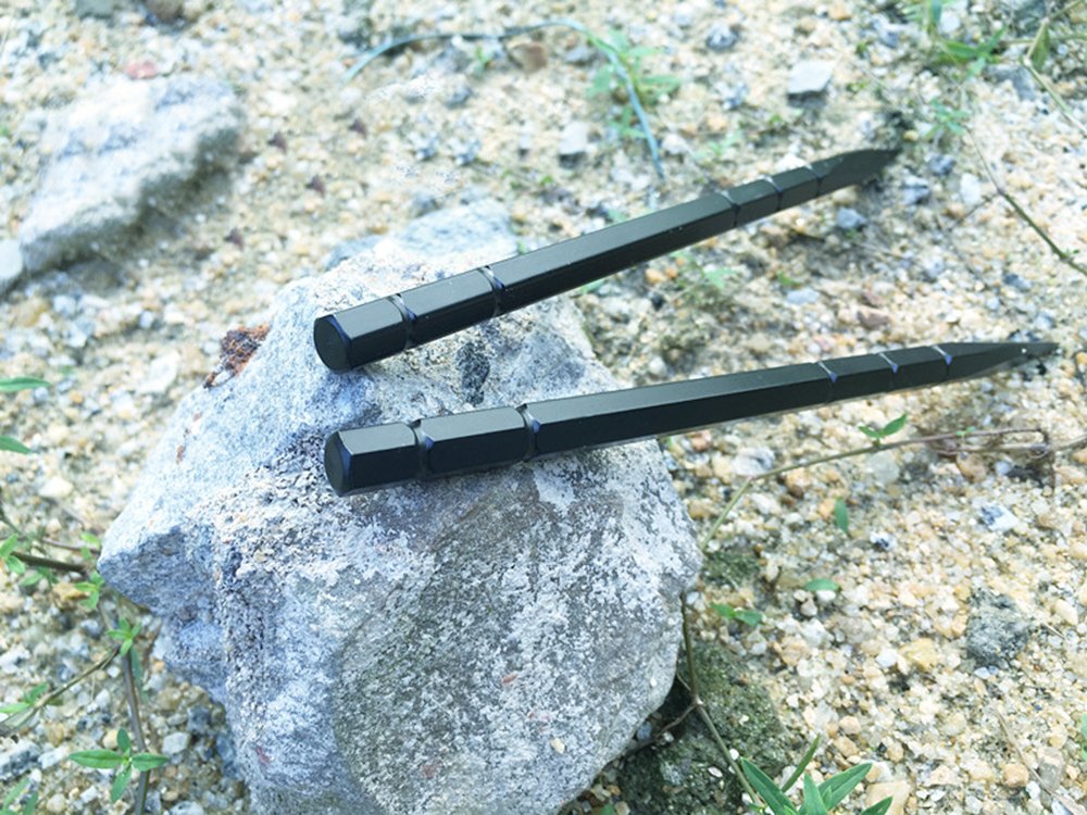 Schwarzer Sturm 440c Edelstahl Wurfmesser Set Drei Stück Werfen Messer-Set Fliegende Nadeln