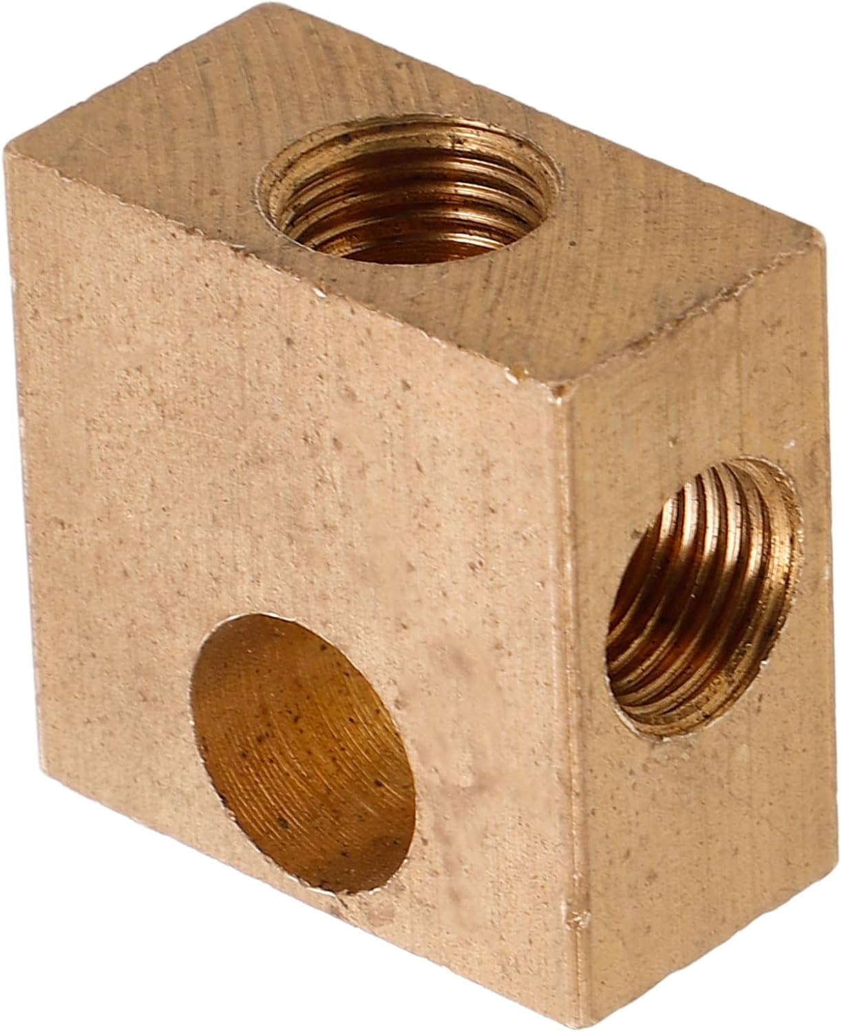 Car Brake Accessory Three Ways Brake Adapter Copper Vehicle Replacing Fitting Part Compatible with US and Uk Standards