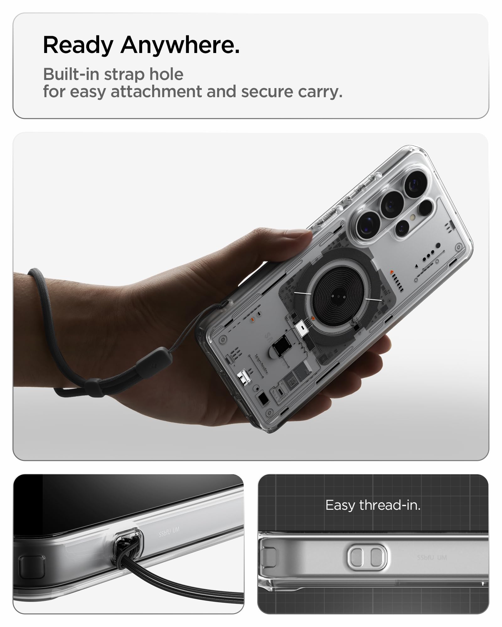 Spigen Cover per Samsung Galaxy S26 Ultra, Ultra Hybrid MagFit, Compatibile con MagSafe - Neo One