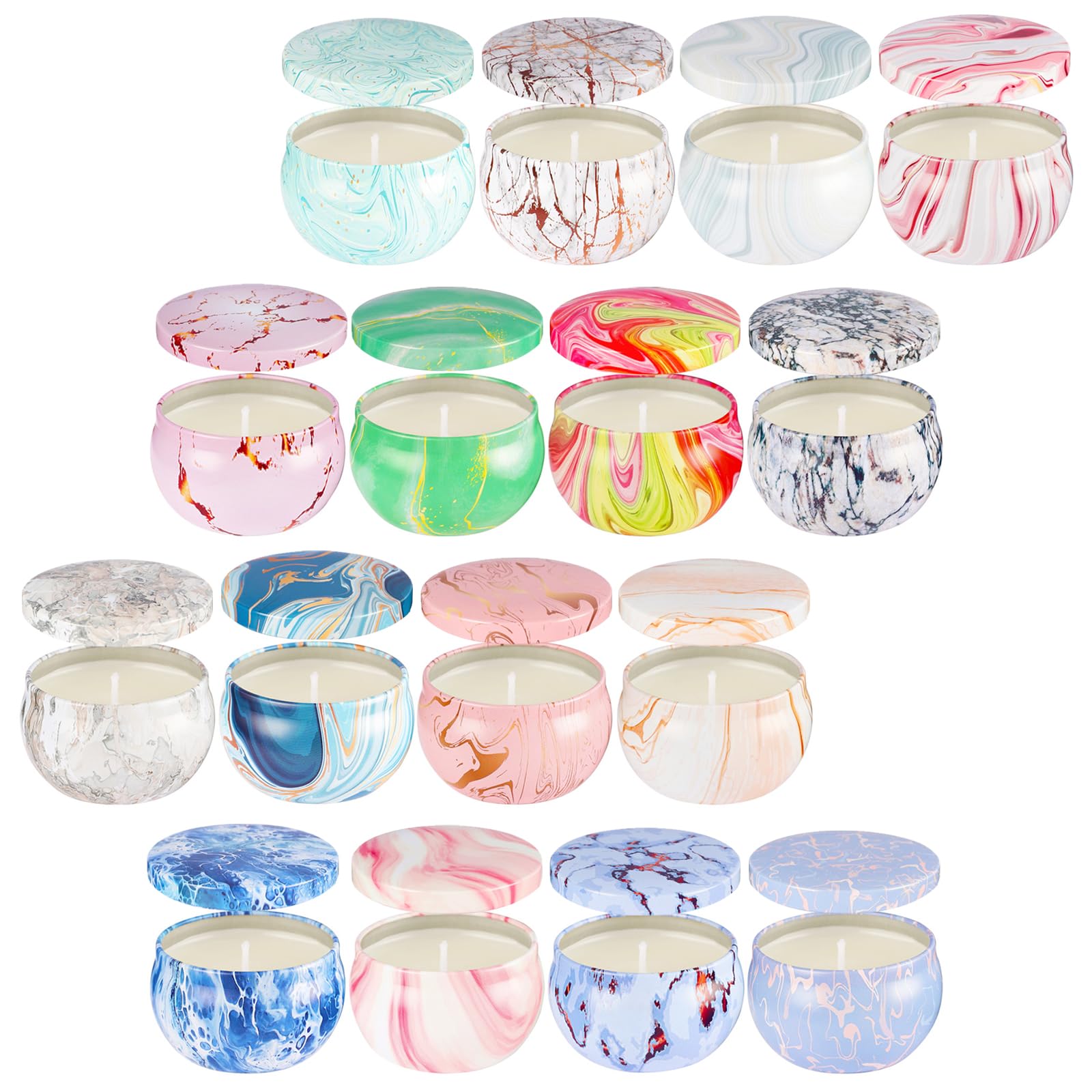 Paquete de 16 velas aromáticas, velas de aromaterapia, ceras de soja, tarro de cristal, velas, regalo de San Valentín, aniversario, calcetines