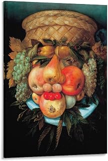 Giuseppe Arcimboldo,Mannerist Oil Painting Poster (12) Posters Wall Art Painting Canvas Gift Living Room Prints Bedroom Decor Poster Artworks 16x24inch(40x60cm)