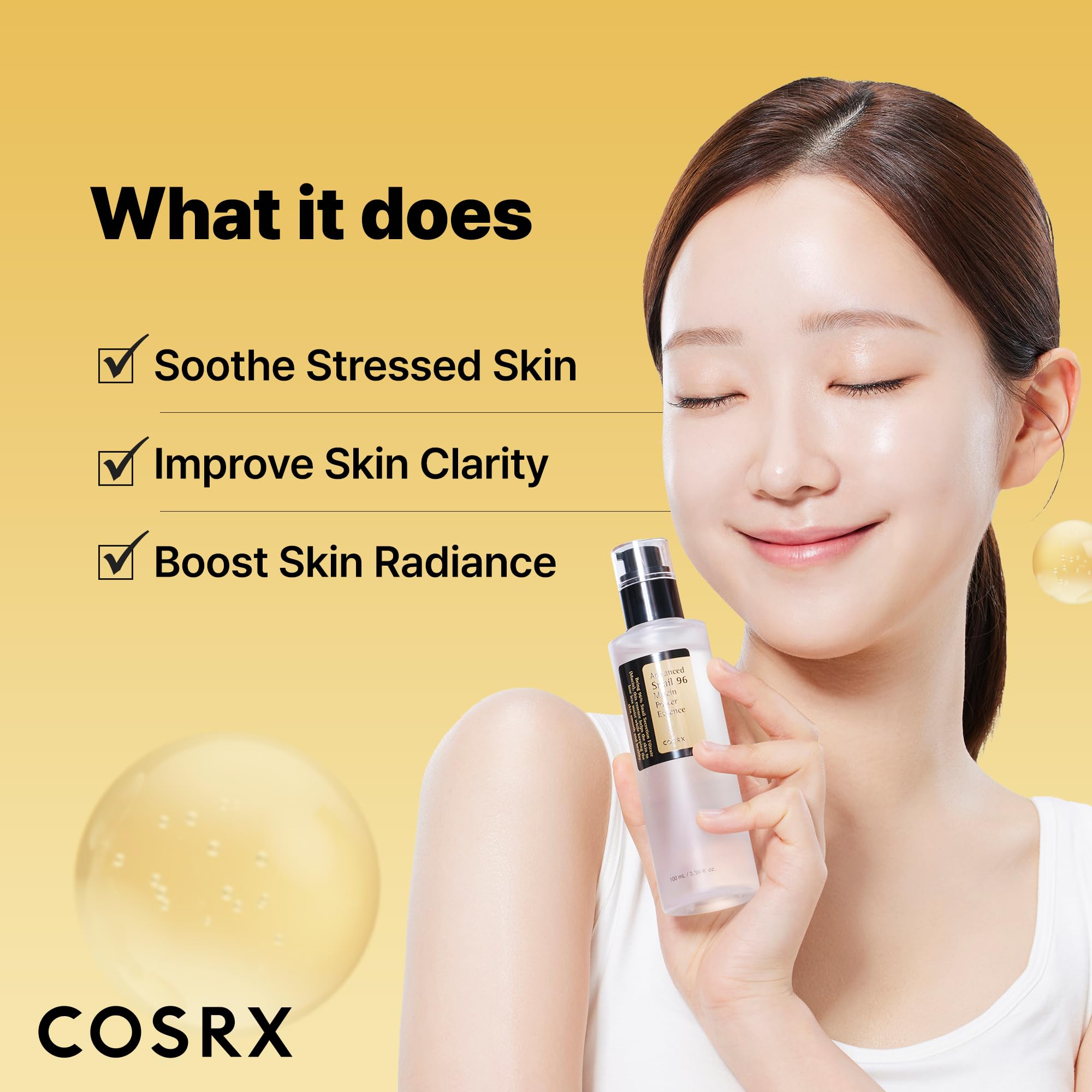 Cosrx Snail 96 Muzin-Power Essence 100 Ml Serum do Twarzy, Biały/Czarny, 100 ml