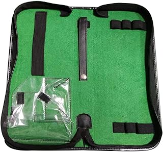 Conjunto de tacos de golfe, de viagem, caixa de contêiner, porta tacos de golfe, bolsa de couro PU Conjunto de tacos de golfe para carregar em