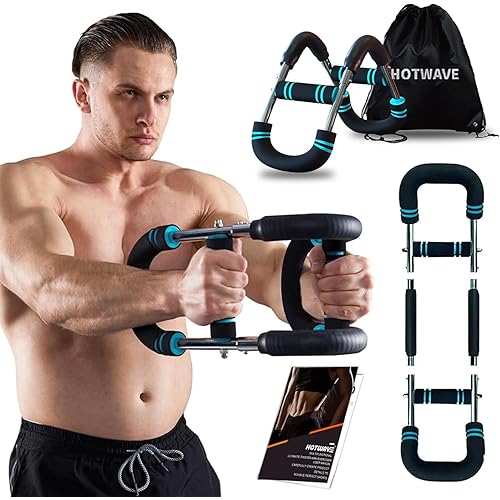 HOTWAVE Twister Arm Trainer, Chest Workout Equipment Exerciser for Men, Adjustable Arm and Chest Twister Trainer for Women - Portable Home Strength Training Fitness Equipment for Upper Body Muscle