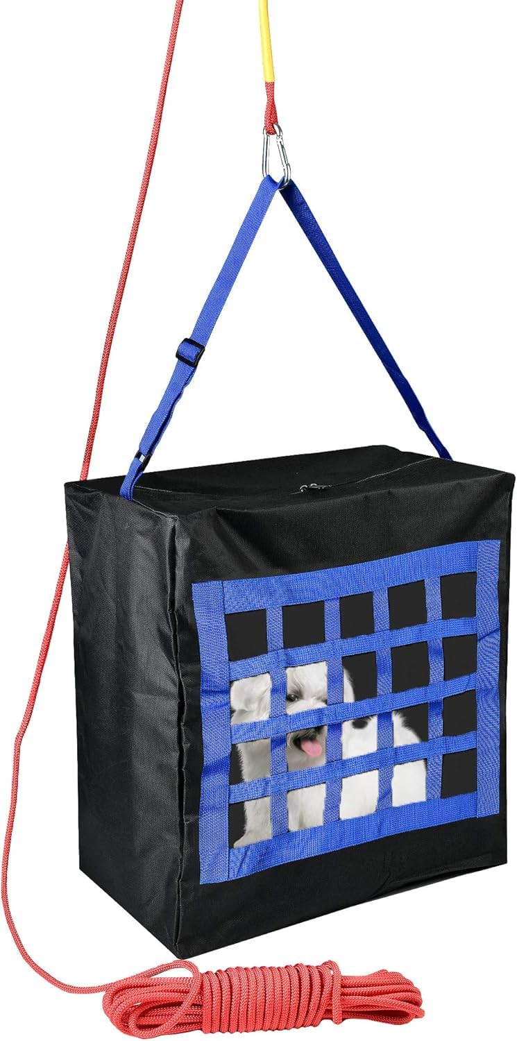 Borsa antincendio per animali domestici - Grande fino a 40,8 kg - Kit di evacuazione per animali domestici - Trasportino di emergenza per