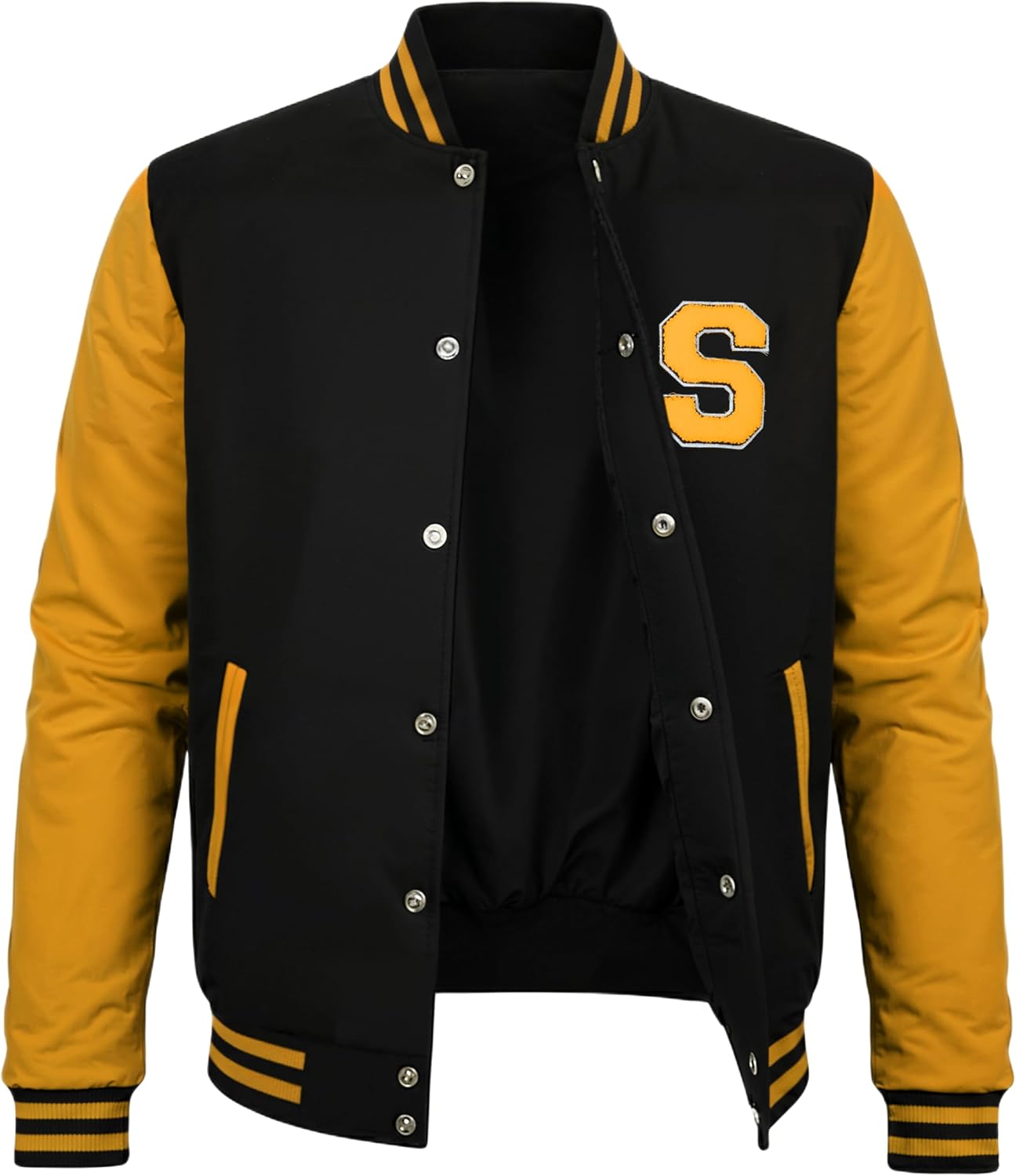 Decrum Letterman Jacket Men - Casual High School Baseball Varsity Style Mens Bomber Jackets