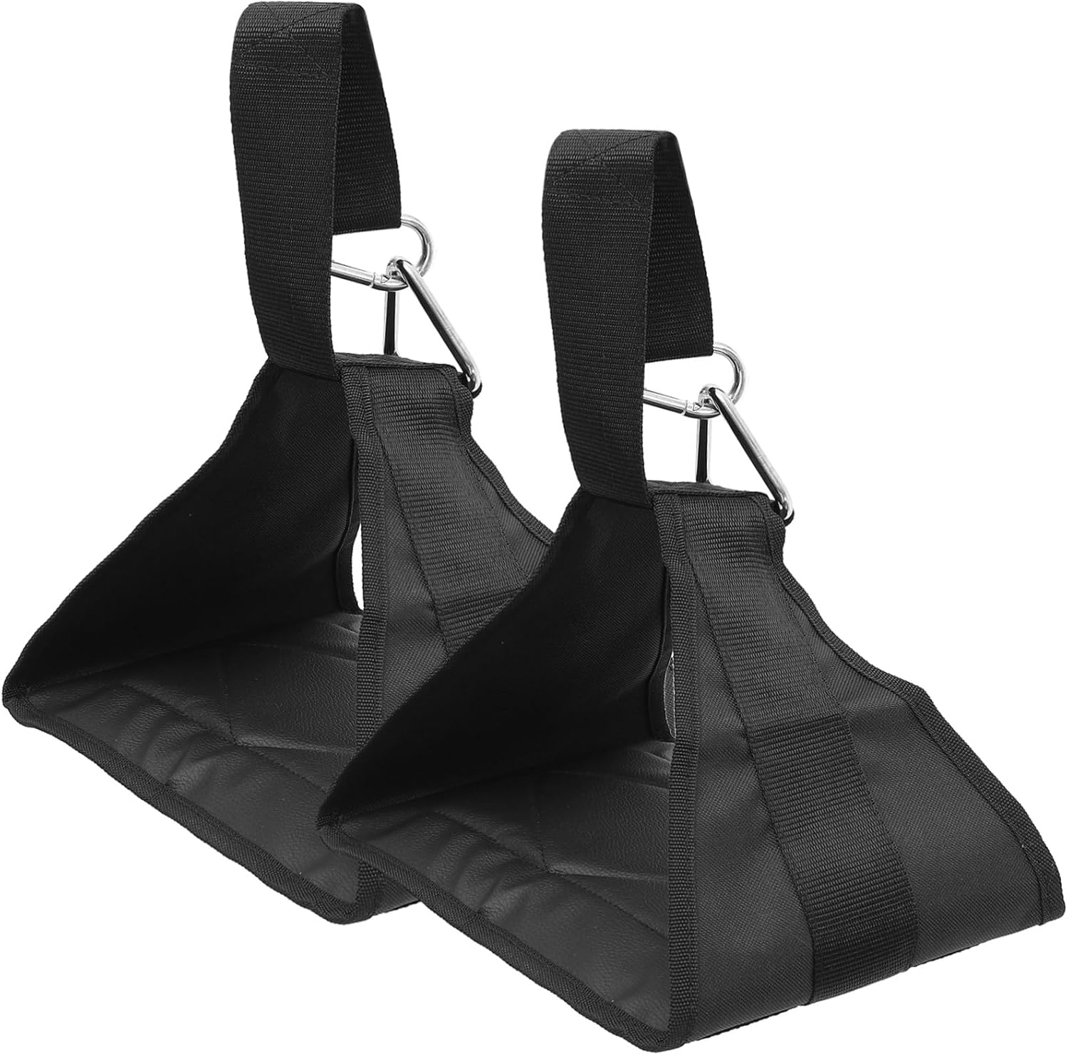 2Pcs Portable Ab Strap Workout Equipment for Daily Use Thickened Comfortable Support Belt with Integrated Hook Home Gym Fitness Supply for Core Strength and Muscle Toning