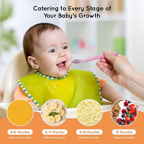 Miniatura 6 de X-Bosak Baby Food Maker - 13 In 1 Baby Food Processor Set for Fruit Vegetable Meat - 600ML Baby Food Blender with 8 Blades - Baby Feeding Supplies