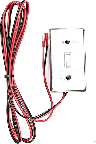 Amtrak Solar Interruptor de encendido/apagado, interruptor de control prémium para ventiladores de ático con energía solar, fácil instalación