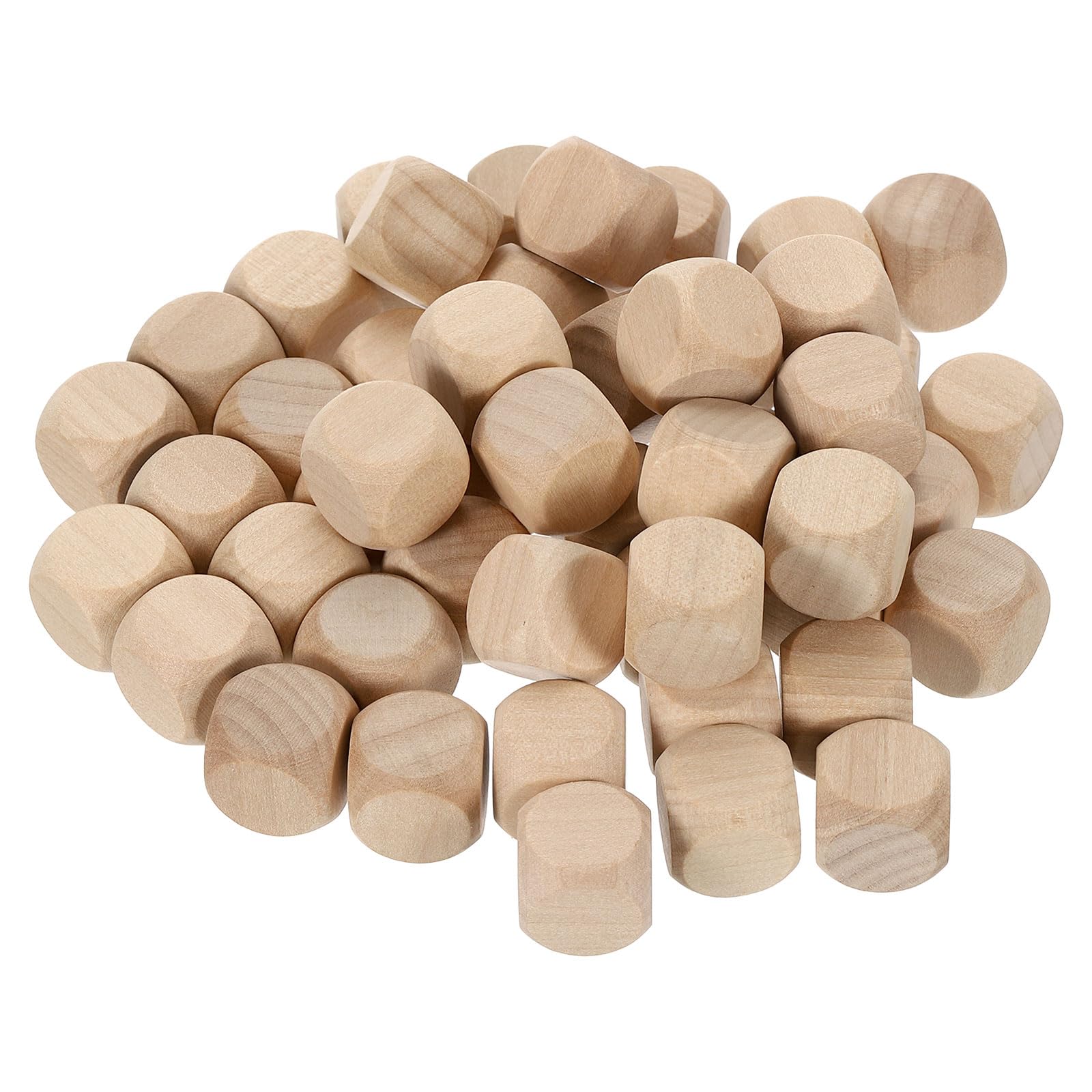 Dés vierges en bois uxcell 16 mm pour fabriquer vos jeux de société