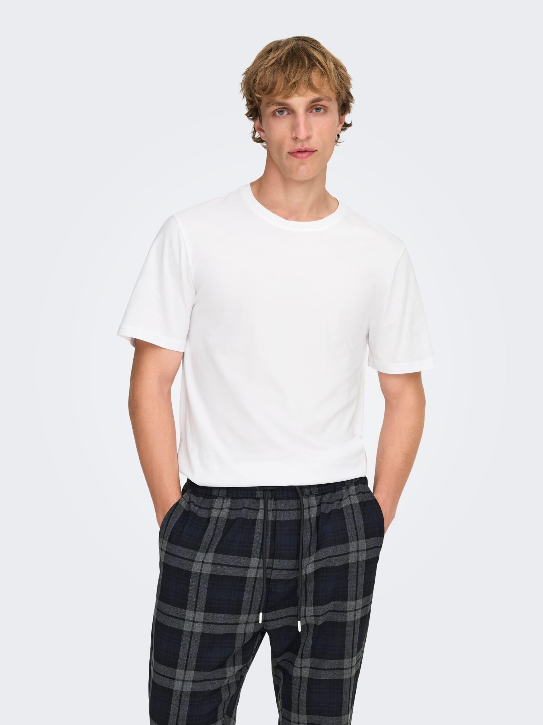 Only & Sons Koszulka Mężczyźni Onsmatt Longy Ss Tee Noos