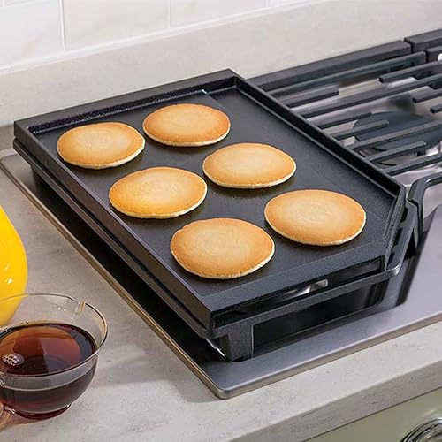 Miniatura 7 de Repuesto de plancha JXGRIDL236 actualizado para piezas de estufa GE, placa de plancha, JGP5036SLSS CGP9536SLSS Plancha lateral de hierro fundido