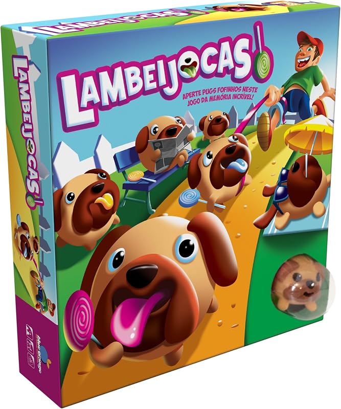 Galápagos Lambeijocas, Jogo de Tabuleiro, 2 a 4 Jogadores, a partir de 4 Anos, 15 min, Competitivo