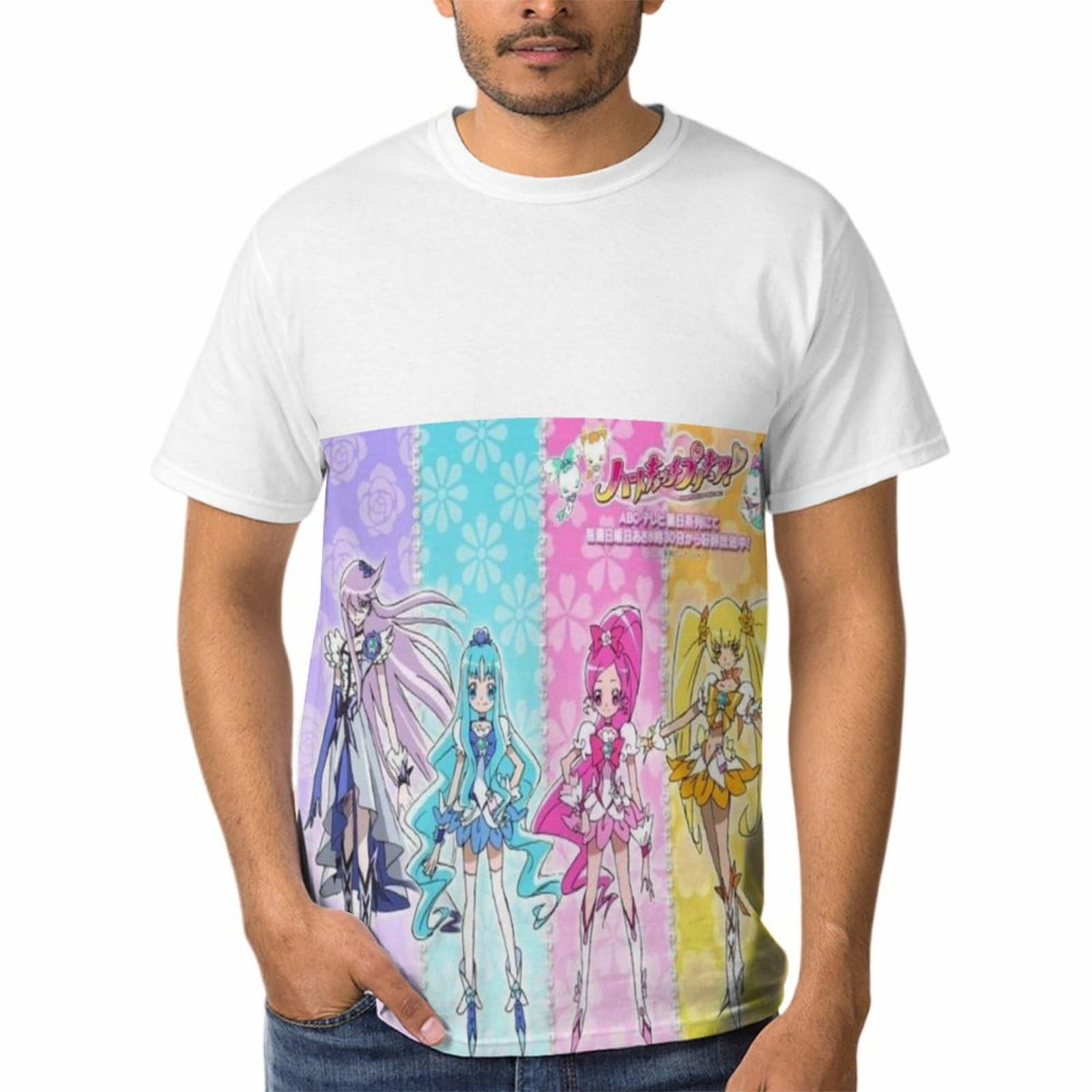 Amazon.co.jp: ハートキャッチプリキュア!tシャツ半袖丸首夏の 