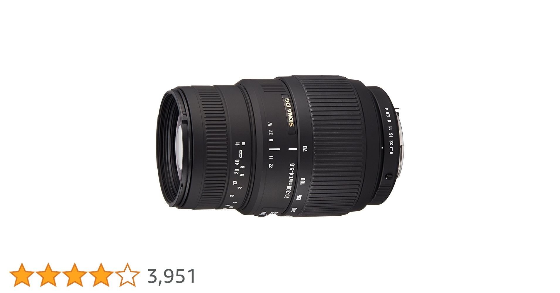 Amazon.co.jp: SIGMA 望遠ズームレンズ 70-300mm F4-5.6 DG