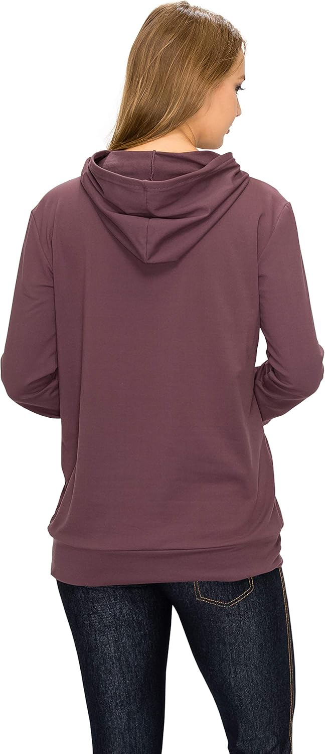 ALWAYS Women's Fleece Hoodie - Premium Soft Casual Basic Long Sleeve Sweatshirt - Image 4