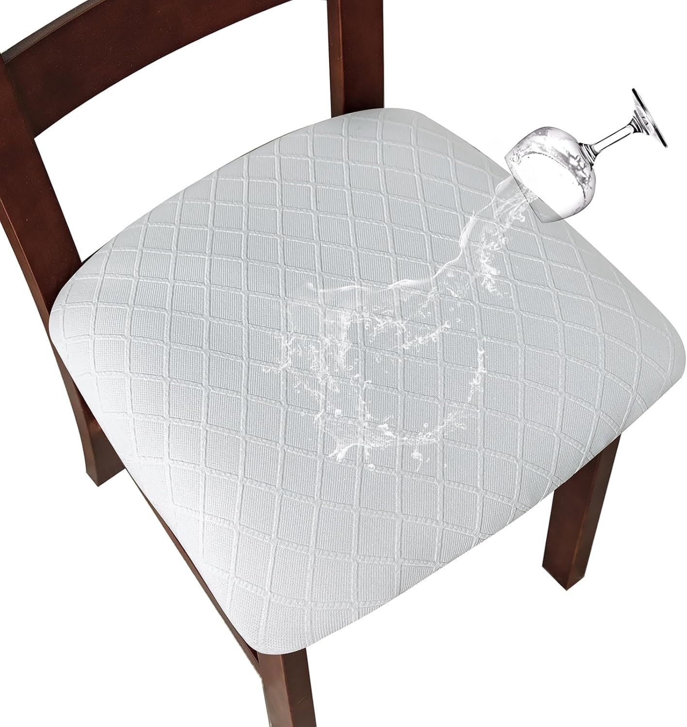 Housses de chaise pour salle à manger extensibles lot de 4 pour repas de famille sereins