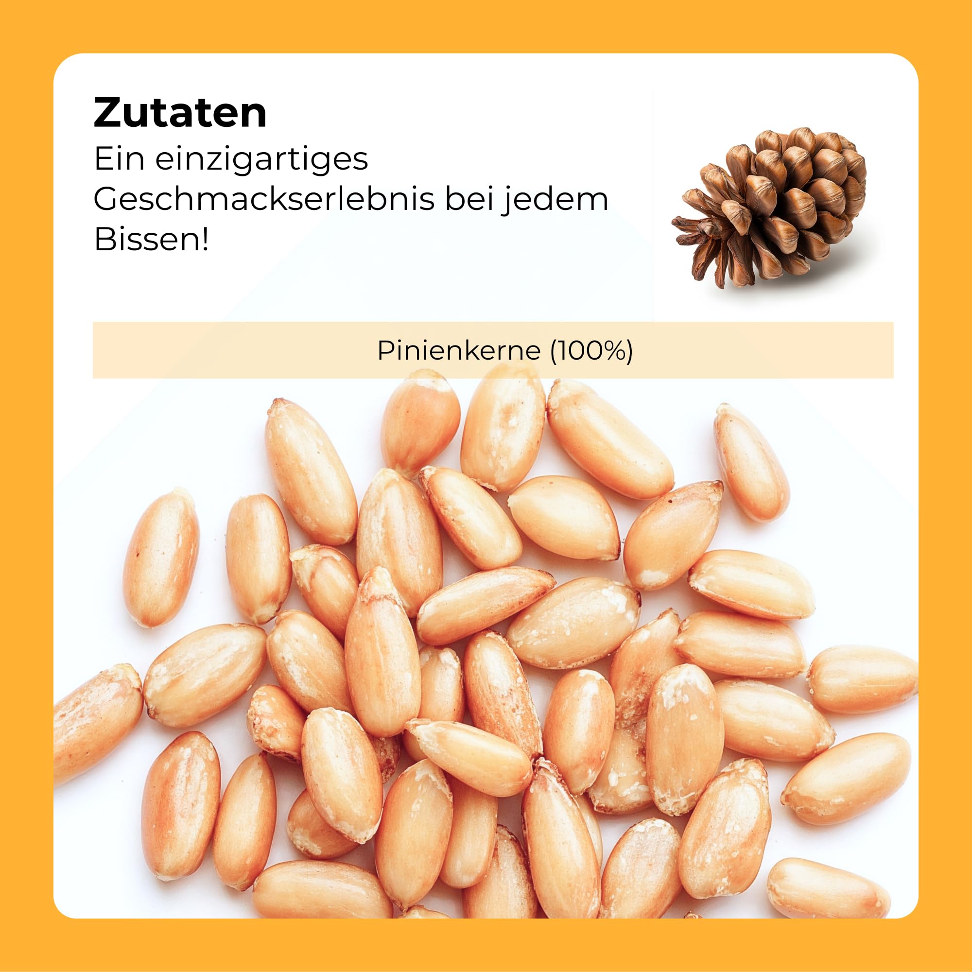 Pinienkerne 1 kg | Geschälte Pinienkerne | Rohe Pinienkerne | Trockenfrüchte 100% natürlichen Ursprungs | glutenfrei | ohne Konservierungsstoff | GMO-frei I sibirisch Pinienkerne I ideal für Rezepte